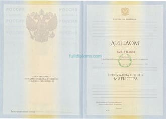 Диплом магистра 2010-2011 годов